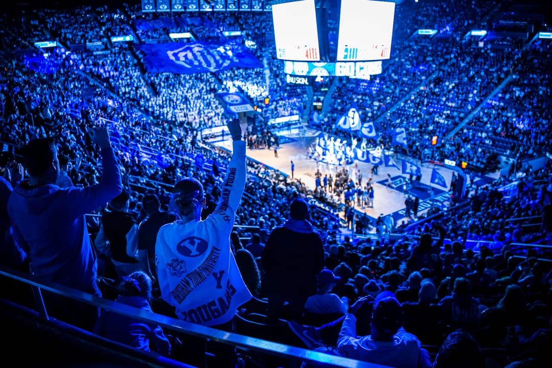 Marriott Center crowd of passionate fans